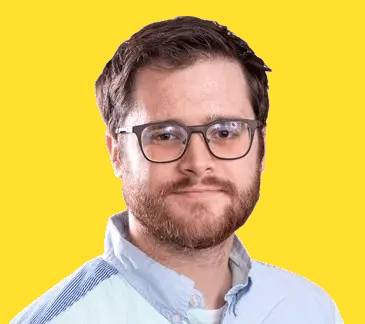 A headshot of zach patrick